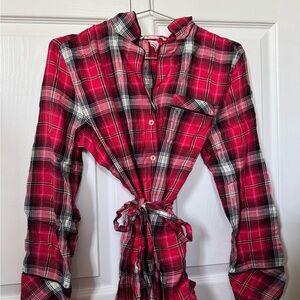Red Plaid Victoria’s Secret onesie